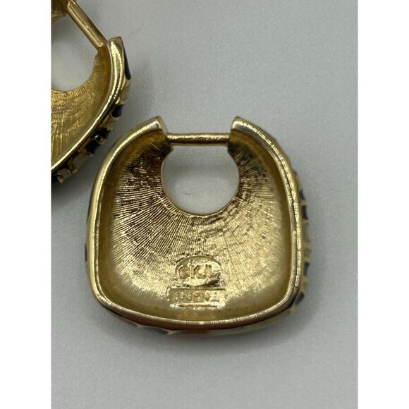 Kenneth Jay Lane Animal Earrings Enamel Interchangeable 1990s - Picture 2 of 6